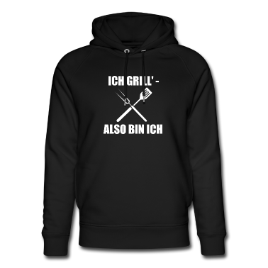 Grillen Hoodie - Ich grill Grillen Bbq Barbecue Bier Steak Spruch