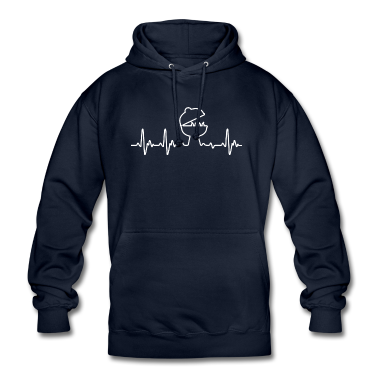 Grillen Hoodie - Herz für Grillen