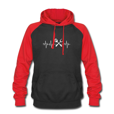 Grillen Hoodie - Herzschlag Grillbesteck Grillfeier Grill Sommer