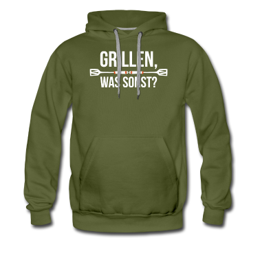 Grillen Hoodie - Grillen was sonst - BBQ - Grillzeit