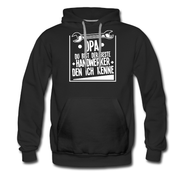 Grillen Hoodie - OPA bester Handwerker den ich kenne Werkstatt Bier