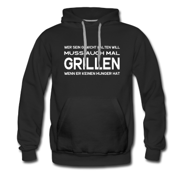 Grillen Hoodie - Grillen lustiger Grillspruch BBQ Männer Grill