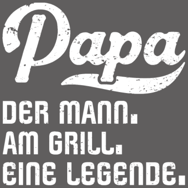 Motiv Papa grillen Mann