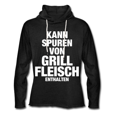 Grillen Hoodie - Grill Griller BBQ Grillfleisch Spuren von Fleisch