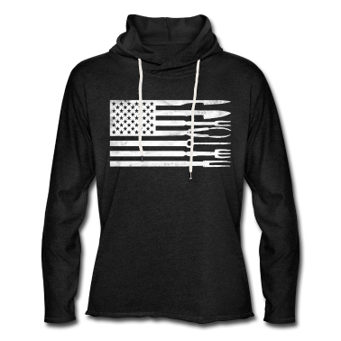 Grillen Hoodie - USA FLAG Grilling Dad Grill BBQ Gift Idea