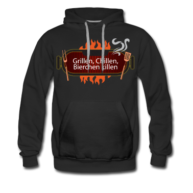 Grillen Hoodie - Bierchen killen