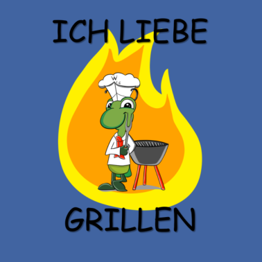 Motiv Ich liebe Grillen - Grille am Grill