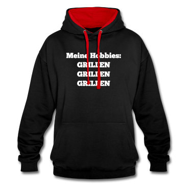 Grillen Hoodie - Hobbies:Grillen Grillen Grillen in weiss