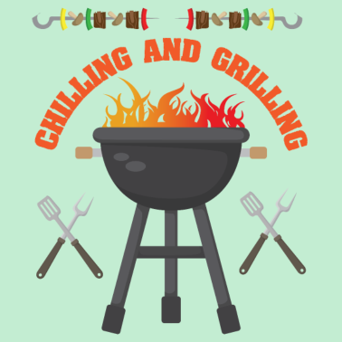 Motiv Grillen - Chillen und Grillen