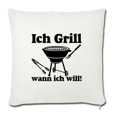 Grillen Kissenbezug - Grillen , Ich Grill ...../+