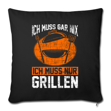 Grillen Kissenbezug - Grillen Griller Grill Geschenk