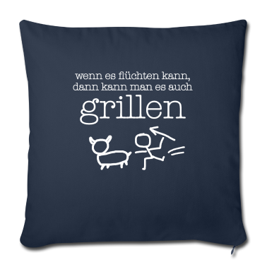 Grillen Kissenbezug - Grillen Griller Grill Grillfleisch