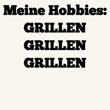 Motiv Hobbies:Grillen Grillen Grillen schwarz