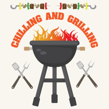 Motiv Grillen - Chillen und Grillen