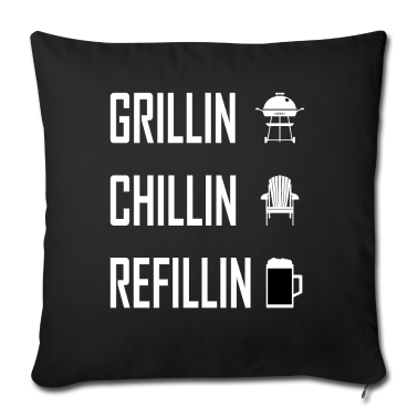 Grillen Kissenbezug - Grillen Grill Geschenk