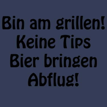 Motiv bin am grillen