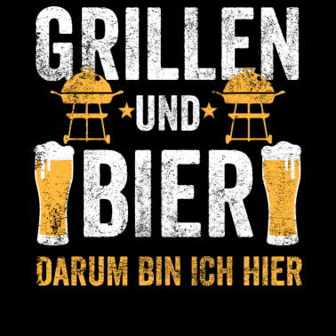 Motiv Grillen Bier Grill