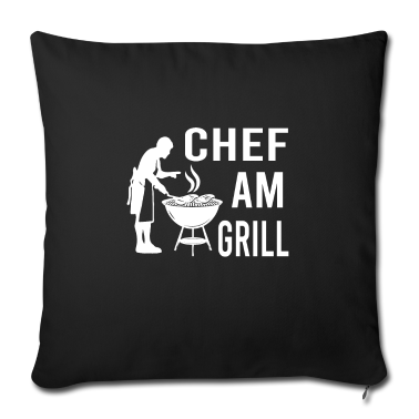 Grillen Kissenbezug - Chef am Grill Grillen Grillsaison Griller Chefkoch