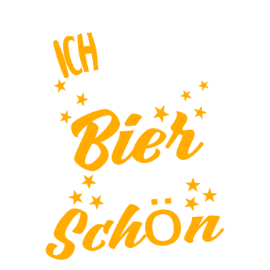 Motiv Ich Bin Der Beweis Bier Macht Schön - Bier Sprüche