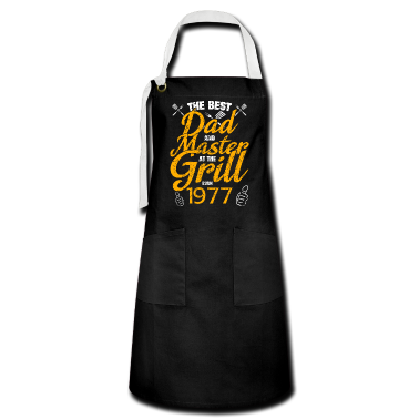 Grillen Schürze - 1977 Geborener Bester Papa Und Meister Am Grill