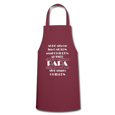 Grillen Schürze - Lustiger Grill-Spruch - Papa Chillen Grillen