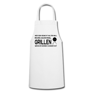 Grillen Schürze - Grillen lustiger Grillspruch BBQ Männer Grill