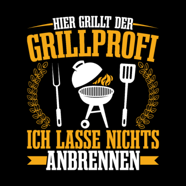 Motiv Grillen Hier grillt der Grillprofi Geschenk