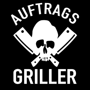 Motiv Auftrags Griller Totenkopf Barbecue Grillmeister