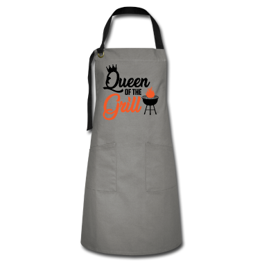 Grillen Schürze - Queen Of The Grill Lustiges Damen Barbecue BBQ