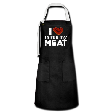 Grillen Schürze - BBQ Smoker I Love To Rub My Meat