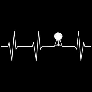 Motiv Grillen Herzschlag Grill