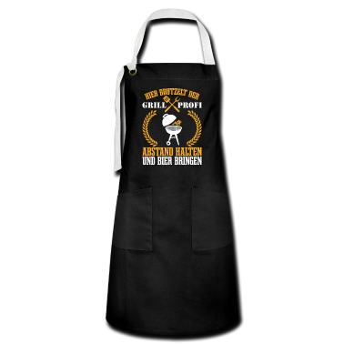 Grillen Schürze - Grillen Barbecue Grillparty Grill Profi Geschenk