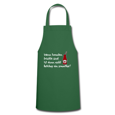 Grillen Schürze - Ketchup=Smoothie < Tomate=Frucht > lustige Tomaten