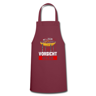 Grillen Schürze - Vorsicht Heiß Witziger Grill Spruch Lustig Grillen