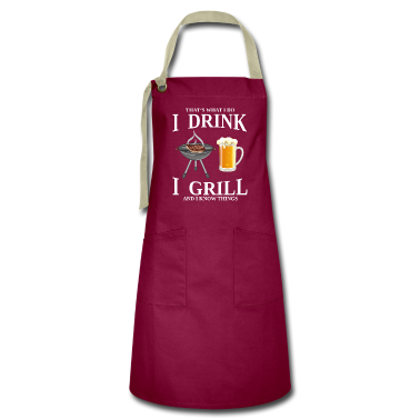 Grillen Schürze - thats what i do i drink i grill