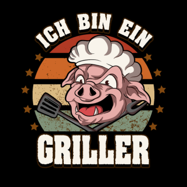 Motiv Grill Grillfleisch BBQ Grillkohle Lustig Geschenk