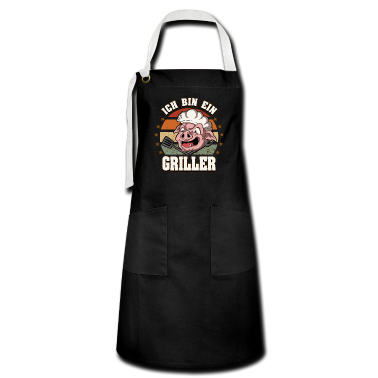 Grillen Schürze - Grill Grillfleisch BBQ Grillkohle Lustig Geschenk