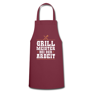 Grillen Schürze - Grillmeister bei der Arbeit