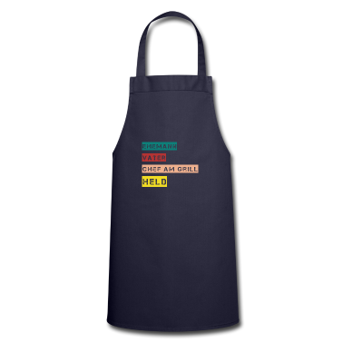 Grillen Schürze - Ehemann Vater Chef am Grill Held