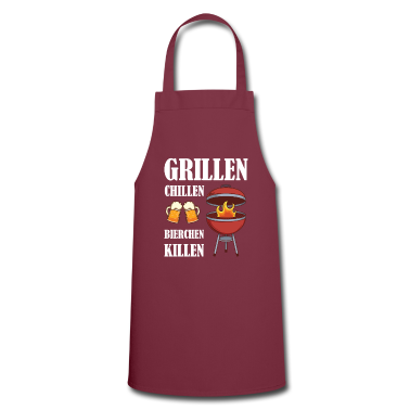 Grillen Schürze - grillen fleisch bbq gartenparty grillfest geschenk