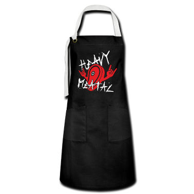 Grillen Schürze - Heavy Meatal Grill grillen Grillschürze Geschenk
