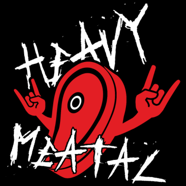 Motiv Heavy Meatal Grill grillen Grillschürze Geschenk