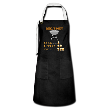 Grillen Schürze - BBQ Timer Barbecue Liebhaber Party Geschenk