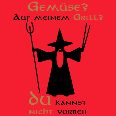 Motiv Du kannst nicht vorbei - Grillen