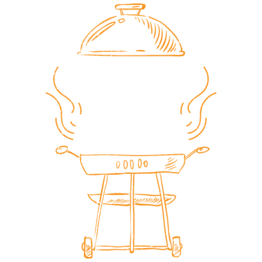 Motiv Lustiger Grillspruch Schwarze abkratzen Griller BB