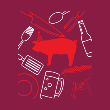 Motiv Fleisch grillen BBQ Barbecue Geschenk