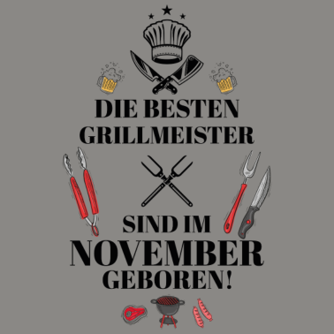 Motiv Die besten Grillmeister sind im geboren Geschenk