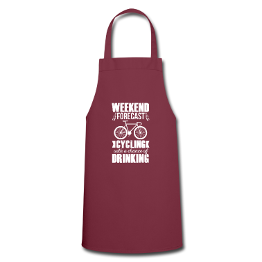Grillen Schürze - Cycling and Drinking
