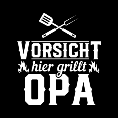 Motiv Grillmeister Opa Rentner Grillen Geschenk