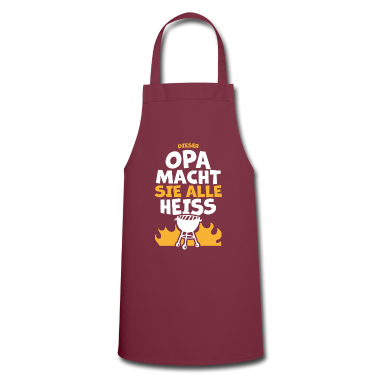 Grillen Schürze - Grillen Opa Grill-Spruch Geschenk lustig Vatertag